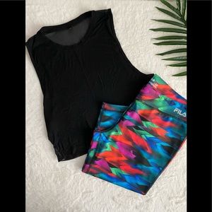 FILA running long shorts